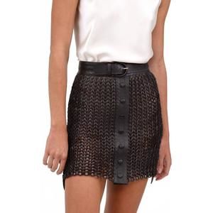 NEW NONCHALANT LABEL kaiden mini skirt in chocolate